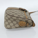 GUCCI GG Supreme Web Sherry Line Bag PVC Beige Gold 89 02 032 Auth 185108-4