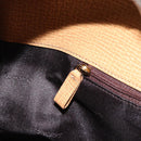 LOEWE Shoulder Bag Leather Beige Gold Auth 185109V-20