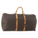 LOUIS VUITTON Monogram Keepall 60 Boston Bag M41422 LV Auth 185112-1