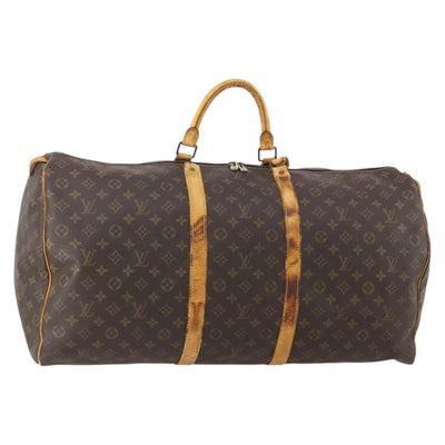 LOUIS VUITTON Monogram Keepall 60 Boston Bag M41422 LV Auth 185112