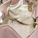GUCCI Bamboo Hand Bag Leather Beige Gold 336032 Auth 185115A-17