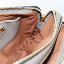 Miu Miu Shoulder Bag Leather Brown Gold Auth 185116A-18