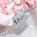 Christian Dior Trotter Canvas Pouch Pile Pink Auth 185119-9