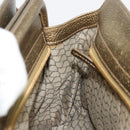 CARTIER Ladonia Chain Tote Bag Suede Gold Auth 185121A-19