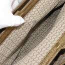 CARTIER Ladonia Chain Tote Bag Suede Gold Auth 185121A-23