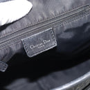 Christian Dior Trotter Canvas Tote Bag Black Silver Auth 185124-14