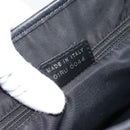 Christian Dior Trotter Canvas Tote Bag Black Silver Auth 185124-21