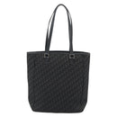 Christian Dior Trotter Canvas Tote Bag Black Silver Auth 185124-3