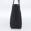 Christian Dior Trotter Canvas Tote Bag Black Silver Auth 185124-4