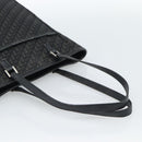 Christian Dior Trotter Canvas Tote Bag Black Silver Auth 185124-7