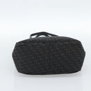 Christian Dior Trotter Canvas Tote Bag Black Silver Auth 185124-9