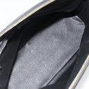 CELINE Macadam Canvas Hand Bag PVC Leather Black Gold Auth 185132A-16