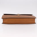 LOEWE Anagram Business Bag Leather Brown Gold Auth 185133-5