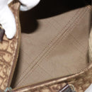 Christian Dior Trotter Canvas Hand Bag Black Gold Auth 185134-11