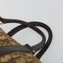 Christian Dior Trotter Canvas Hand Bag Black Gold Auth 185134-8