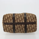 Christian Dior Trotter Canvas Hand Bag Black Gold Auth 185134-5