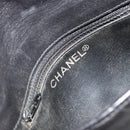 CHANEL Matelasse Waist Bag Lamb Skin Black Gold CC Auth 185140-18