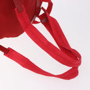 PRADA Backpack Nylon Red Silver Auth 185141V-8