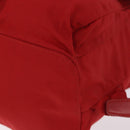 PRADA Backpack Nylon Red Silver Auth 185141V-19