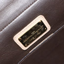 Salvatore Ferragamo Gancini Hand Bag Leather 2way Ivory Gold Auth 185142A-19