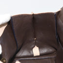Salvatore Ferragamo Gancini Hand Bag Leather 2way Ivory Gold Auth 185142A-22