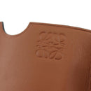 LOEWE Anagram Gate Pocket Shoulder Bag Leather Brown Auth 185145V-19