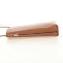 LOEWE Anagram Gate Pocket Shoulder Bag Leather Brown Auth 185145V-3