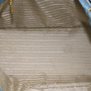 PRADA Handtas Leer 2way Blauw Goud Origineel 185152A-22