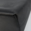 GUCCI Bamboo Hand Bag Leather Black Gold 001 1118 1886 Auth 185153-14