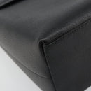GUCCI Bamboo Hand Bag Leather Black Gold 001 1118 1886 Auth 185153-15