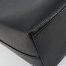 GUCCI Bamboo Hand Bag Leather Black Gold 001 1118 1886 Auth 185153-17
