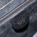 GUCCI Bamboo Hand Bag Leather Black Gold 001 1118 1886 Auth 185153-19