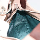 Salvatore Ferragamo Gancini Shoulder Bag Leather Pink Silver Auth 185154A-20
