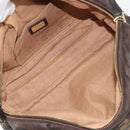 FENDI Zucca Canvas Spy Bag Shoulder Bag Brown Black Auth 185160V-10