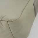 CHANEL Cococoon Shoulder Bag Nylon Gray Silver CC Auth 185165A-15