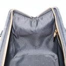 FENDI Pecan Canvas Hand Bag PVC Brown Black Auth 185166-20