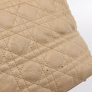 Christian Dior Lady Dior Tote Bag Gecoat Canvas Beige Goud Authentiek 185168-19