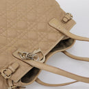 Christian Dior Lady Dior Tote Bag Gecoat Canvas Beige Goud Authentiek 185168-7