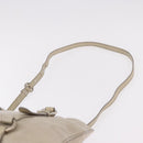 Miu Miu Hand Bag Leather 2way Gray Silver Auth 185170V-15