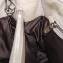 Miu Miu Hand Bag Leather 2way Gray Silver Auth 185170V-26