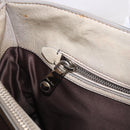 Miu Miu Hand Bag Leather 2way Gray Silver Auth 185170V-27