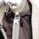 Miu Miu Hand Bag Leather 2way Gray Silver Auth 185170V-29