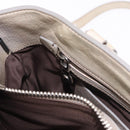 Miu Miu Hand Bag Leather 2way Gray Silver Auth 185170V-31