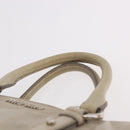 Miu Miu Hand Bag Leather 2way Gray Silver Auth 185170V-14