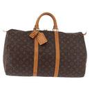 LOUIS VUITTON Monogram Keepall 50 Boston Bag M41426 LV Auth 185173A-13