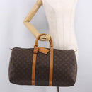 LOUIS VUITTON Monogram Keepall 50 Boston Bag M41426 LV Auth 185173A-22