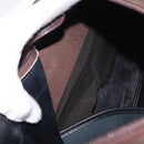 Burberrys Nova Check Boston Bag Canvas Beige Gold Auth 185176-11