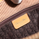 Christian Dior Shoulder Bag Suede Brown Silver Auth 185178V-20