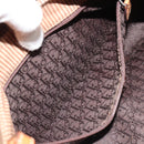 Christian Dior Shoulder Bag Suede Brown Silver Auth 185178V-24