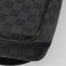 LOUIS VUITTON Damier Graphite Daniel MM Shoulder Bag N58029 LV Auth 185180-16